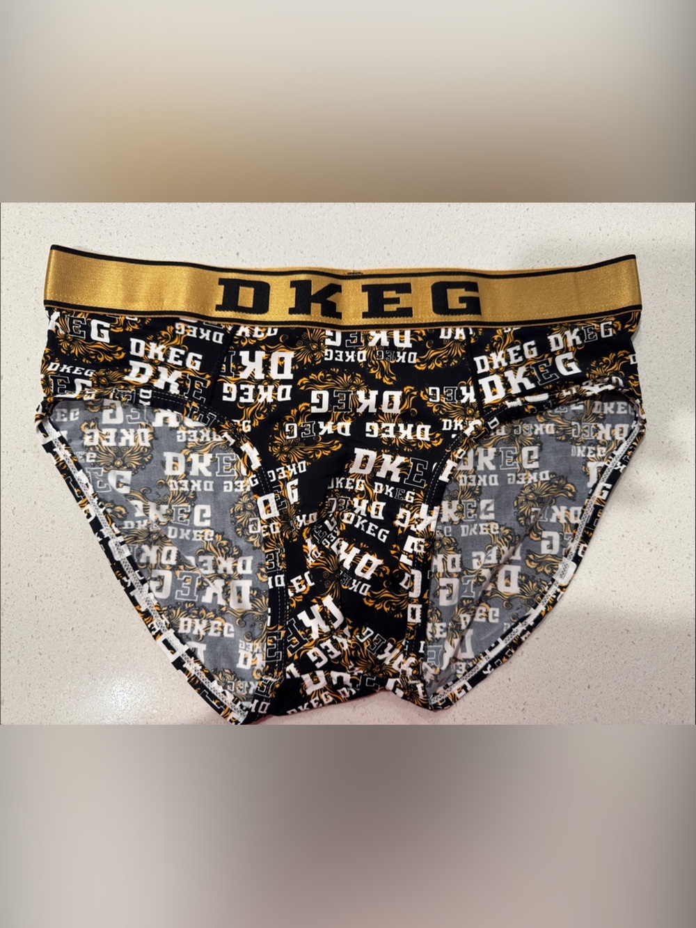 DKRG Black & Gold Logo Briefs